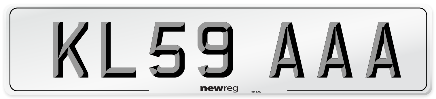 KL59 AAA Number Plate from New Reg